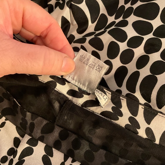 Alberto Makali skirt black white lace size 6 - Picture 8 of 8